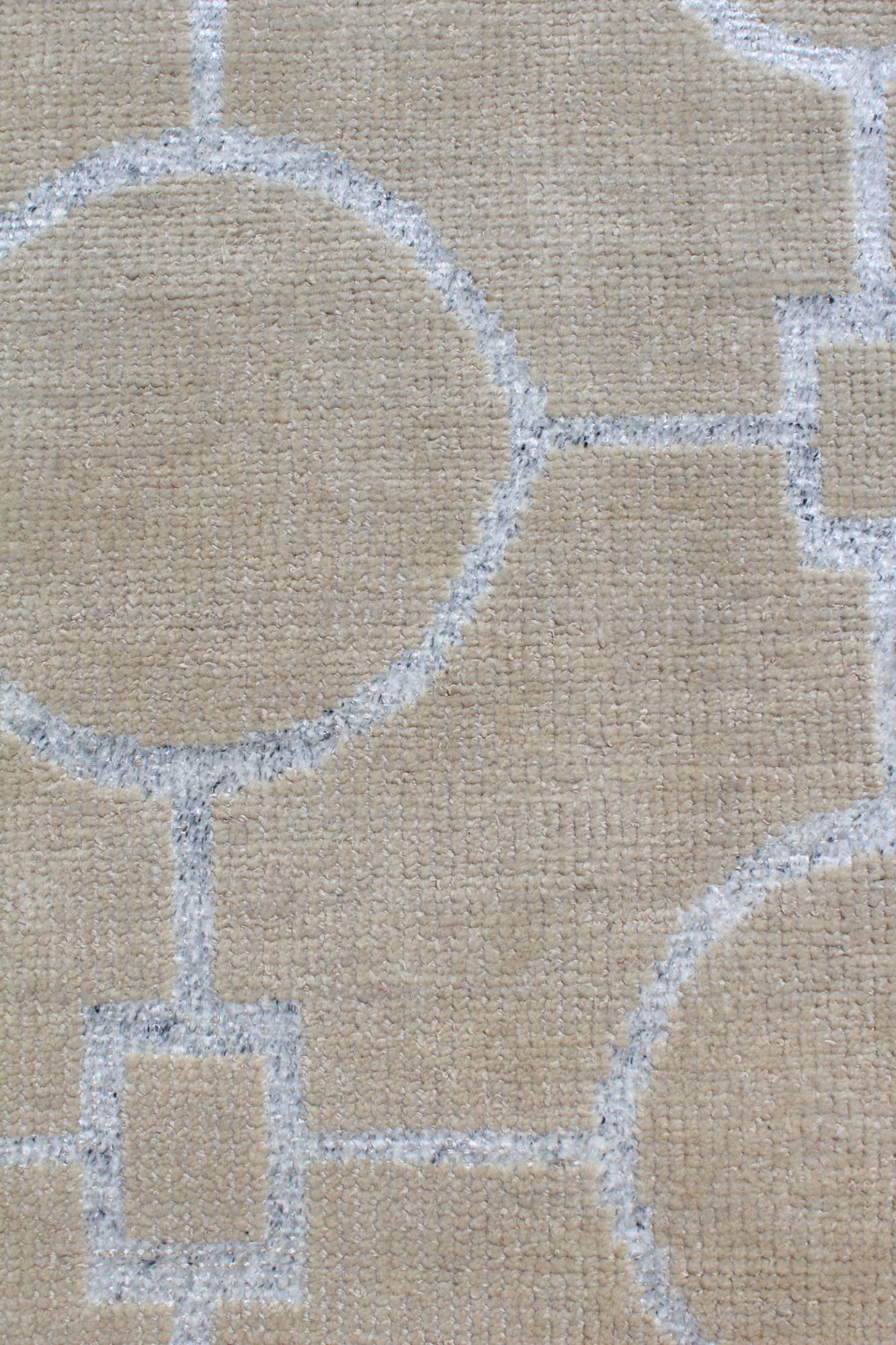 Semicircle Handwoven Closeout Rug, J40459
