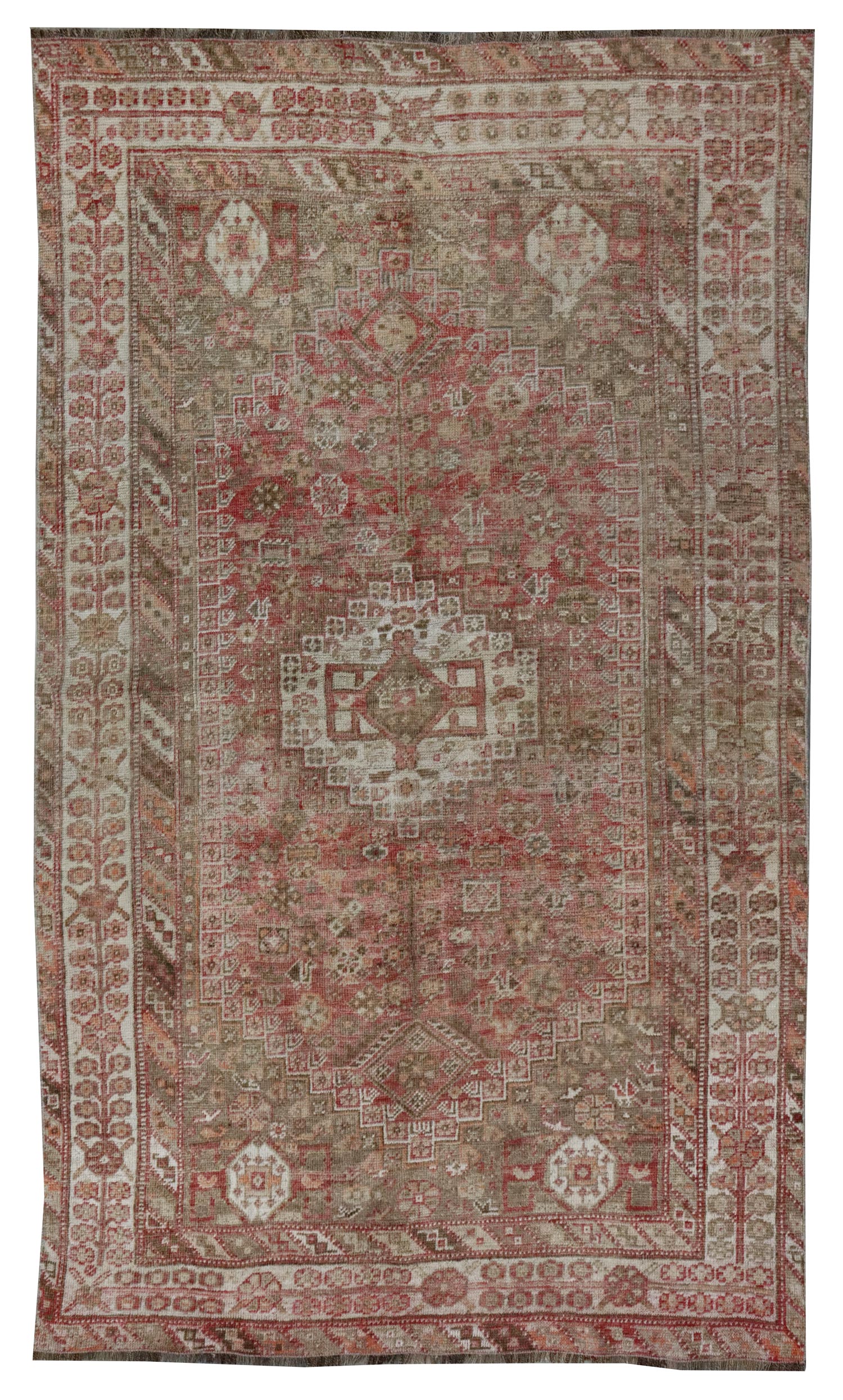 Vintage Shiraz Handwoven Transitional Rug
