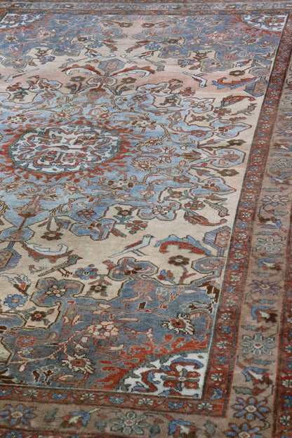 Vintage Tafresh Handwoven Transitional Rug, J66543