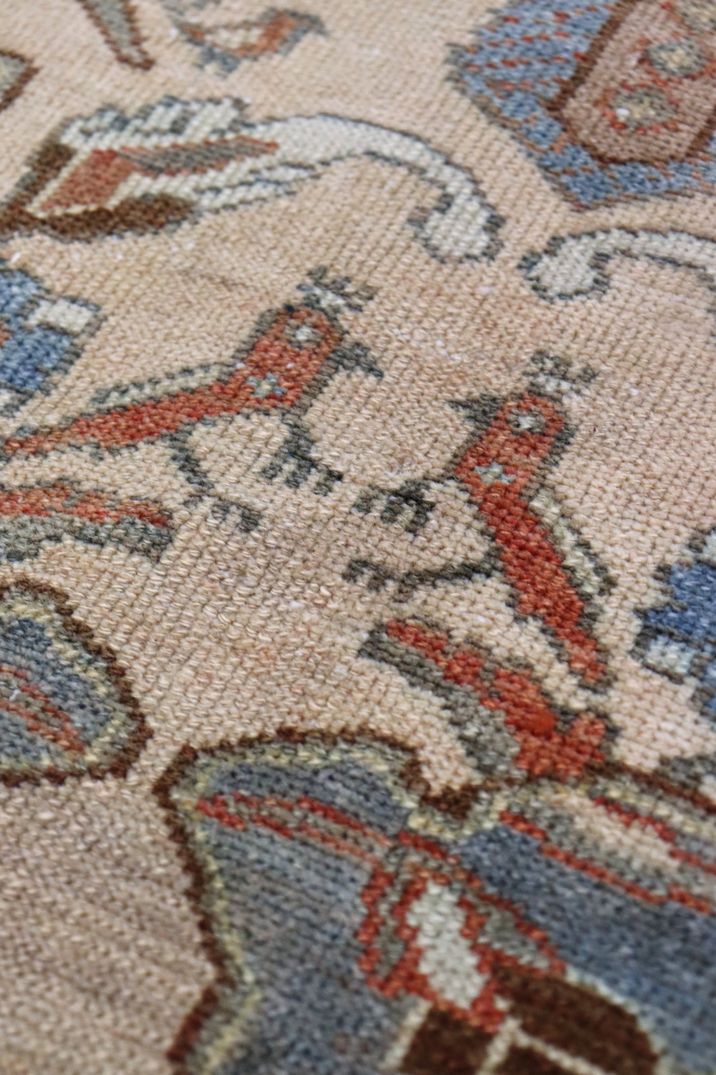 Vintage Tafresh Handwoven Transitional Rug, J66543