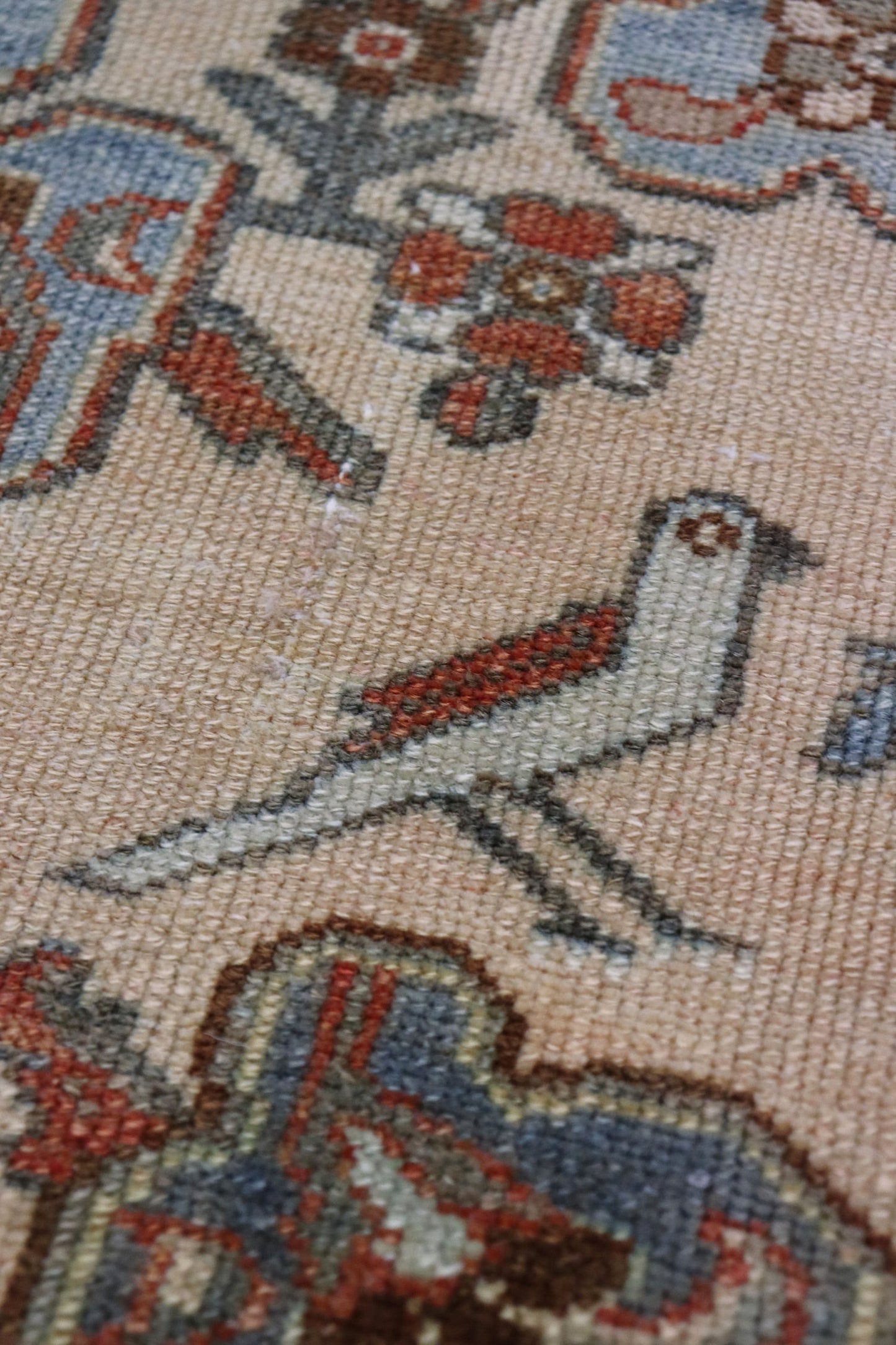 Vintage Tafresh Handwoven Transitional Rug, J66543