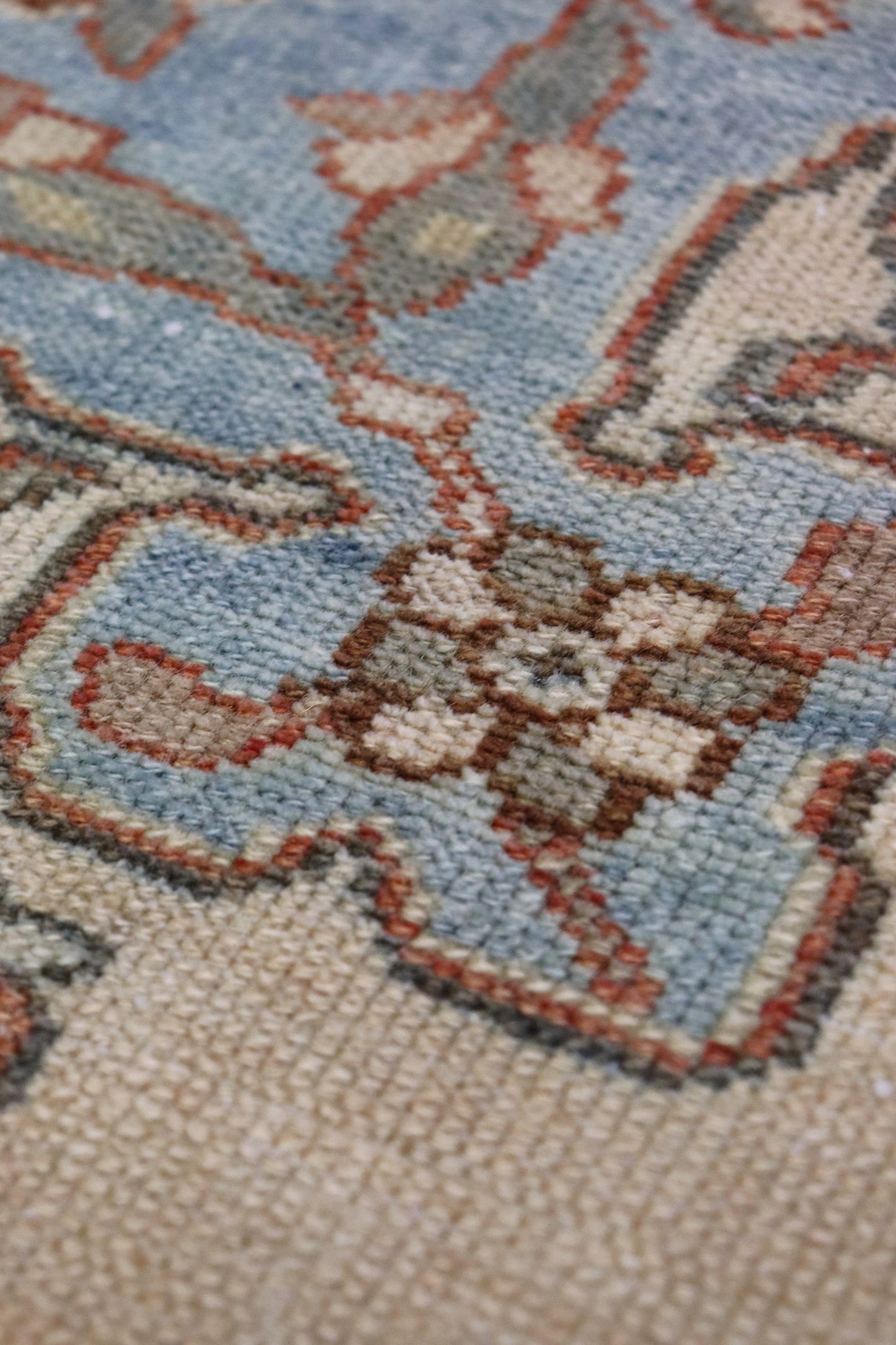 Vintage Tafresh Handwoven Transitional Rug, J66543