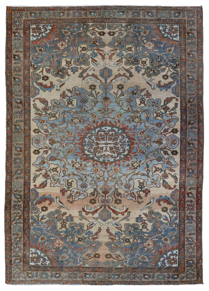 Vintage Tafresh Handwoven Transitional Rug