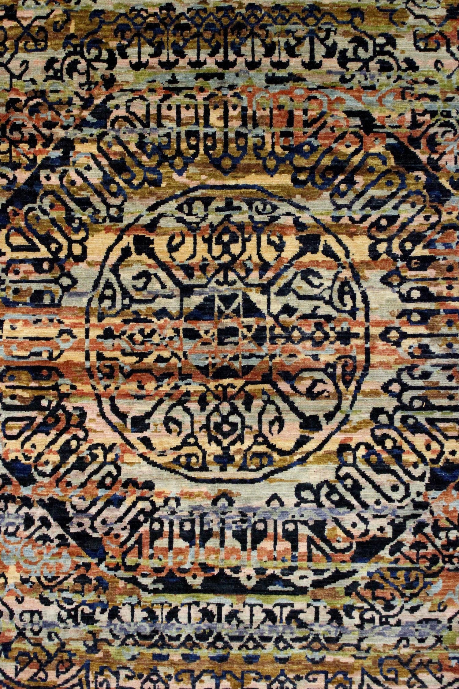 Wild Mamluk Handwoven Transitional Rug, J69691