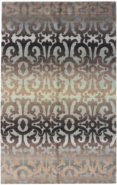 Wrought Iron Handwoven Transitional Rug