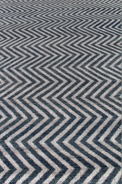 Zigzag Handwoven Closeout Rug, J40414