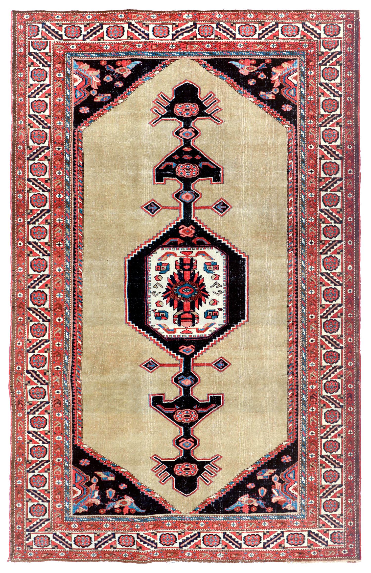 Vintage Afshar Handwoven Tribal Rug | Landry & Arcari