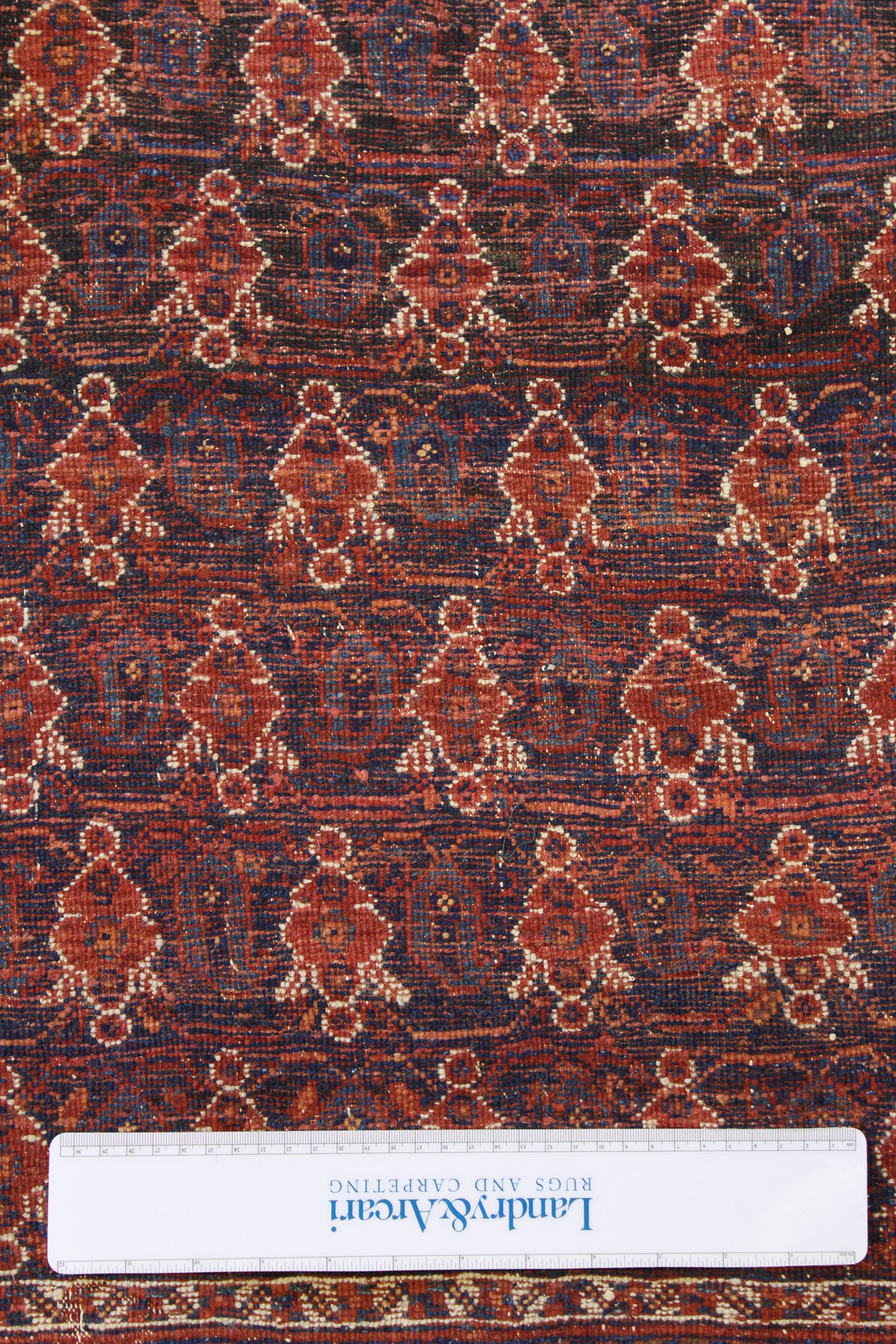 Vintage Afshar Handwoven Tribal Rug, J69505