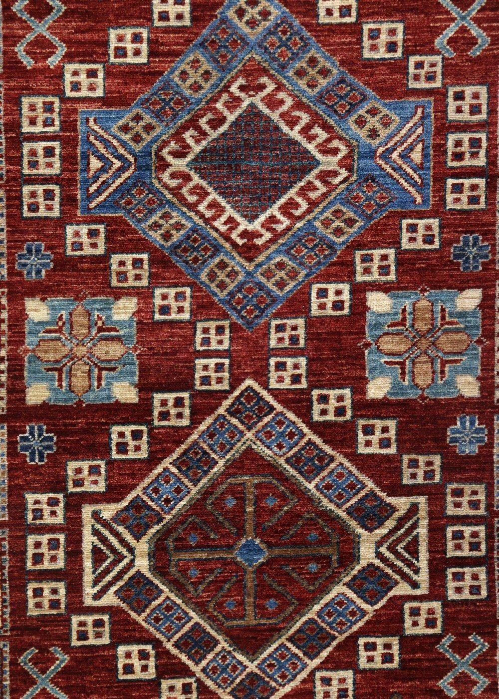 Akstafa Handwoven Tribal Rug, J63723