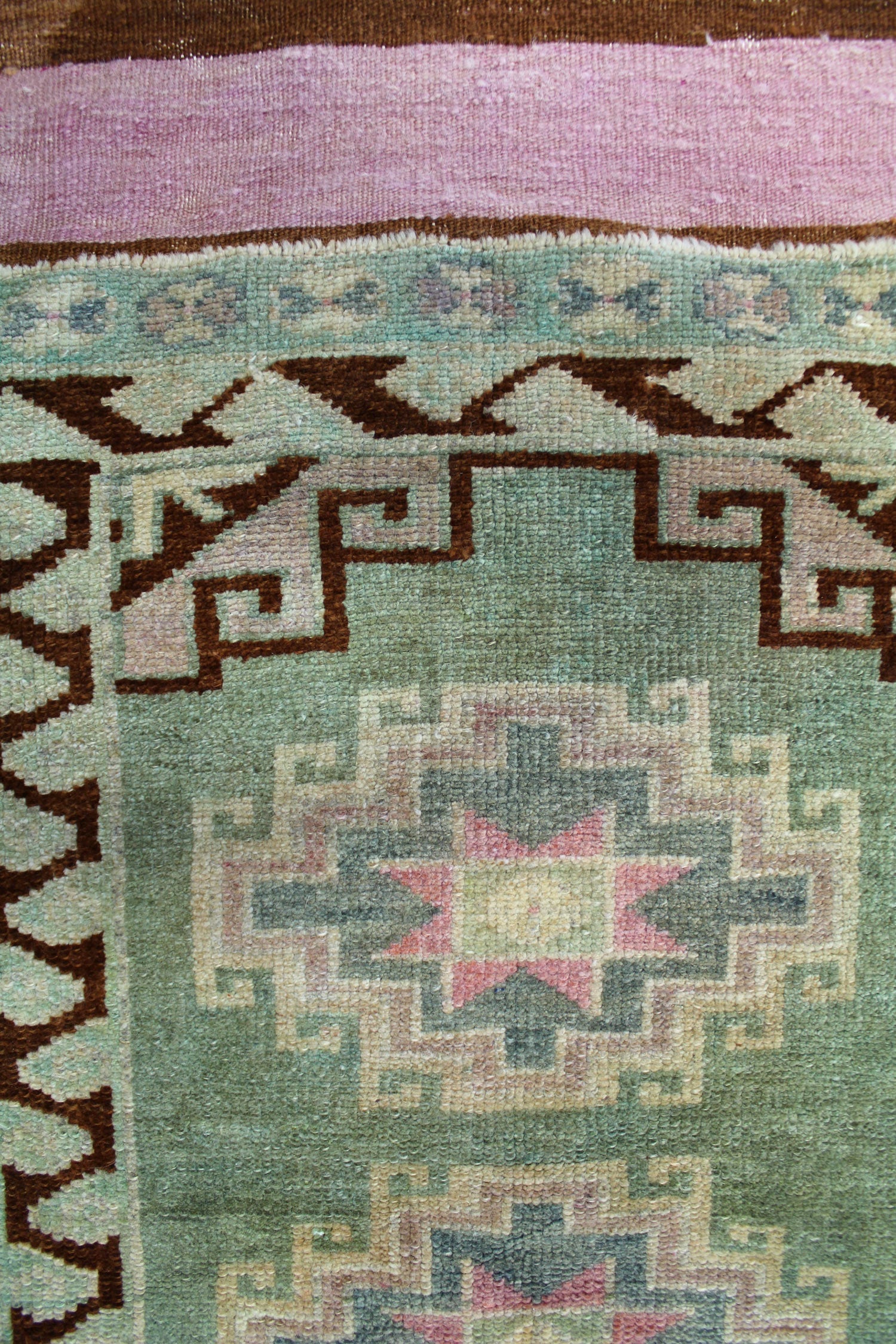Vintage Anatolian Handwoven Tribal Rug, J63460