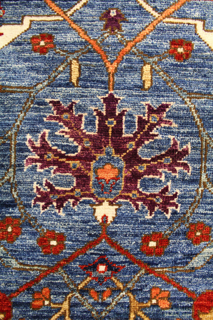 Arabesque Handwoven Tribal Rug, J60980