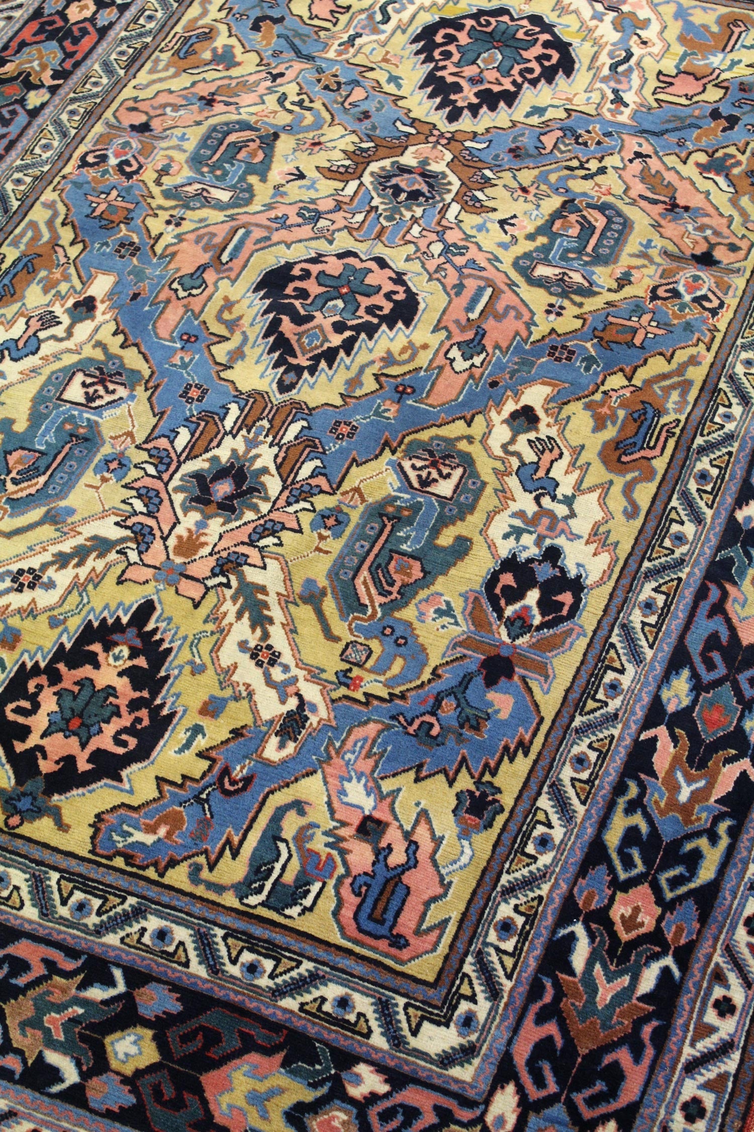 Armageddon Rug Antique Armenian Dragon Handwoven Tribal Rug | Landry & Arcari
