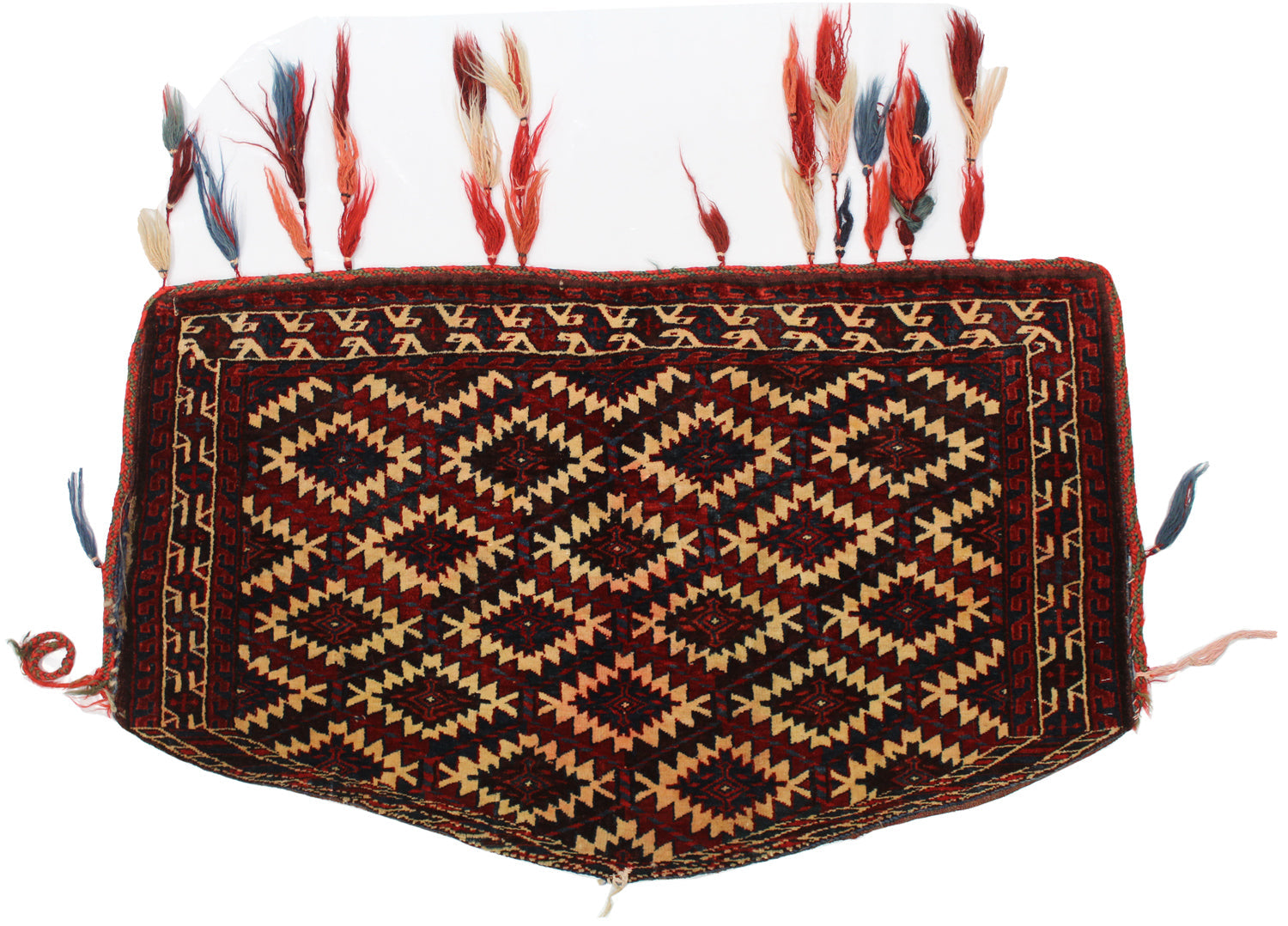 Antique Asmalyk Handwoven Tribal Rug