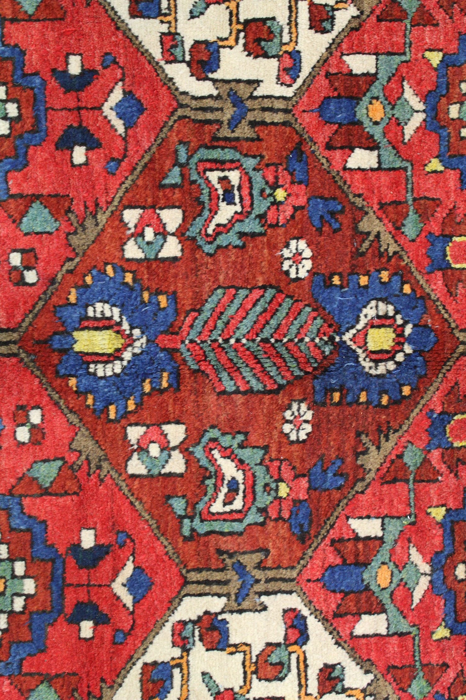 Vintage Bakhtiari Handwoven Tribal Rug, J62479
