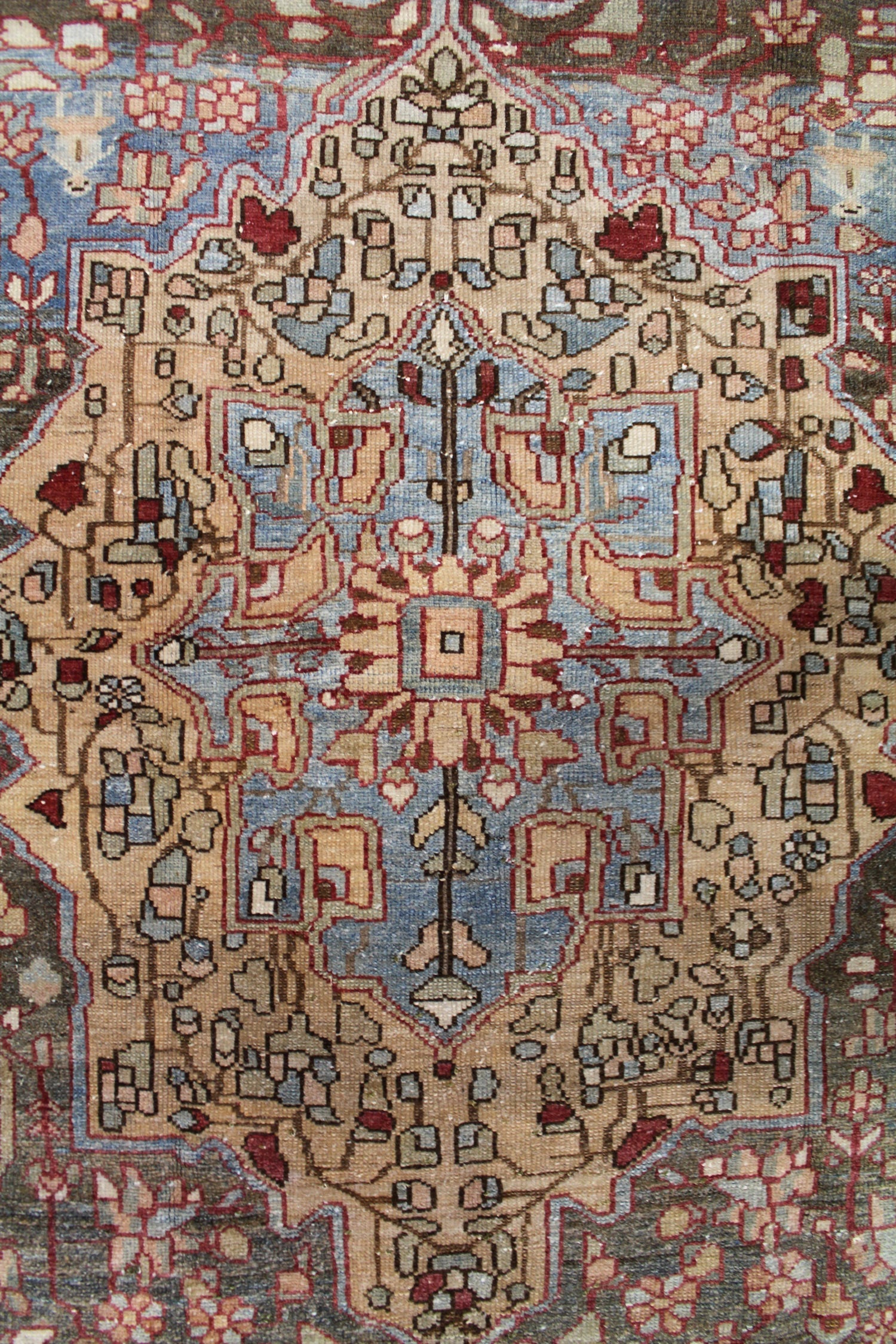 Vintage Bakhtiari Handwoven Tribal Rug, J63382