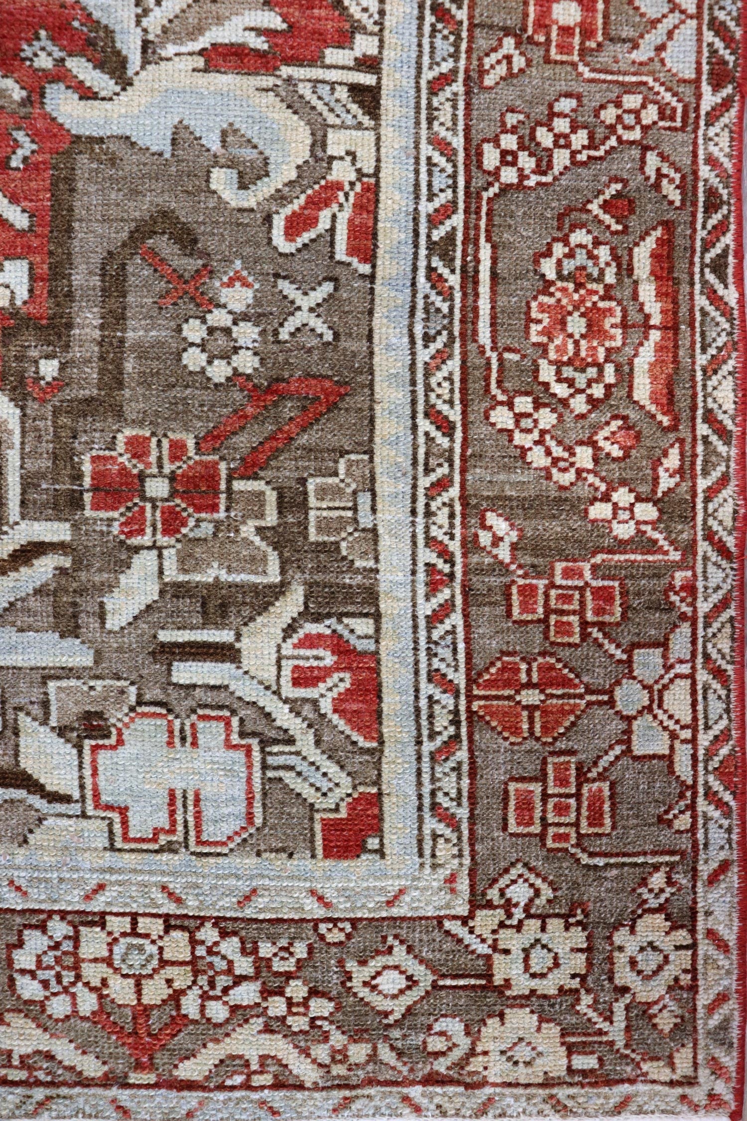 Vintage Bakhtiari Handwoven Tribal Rug, J65294