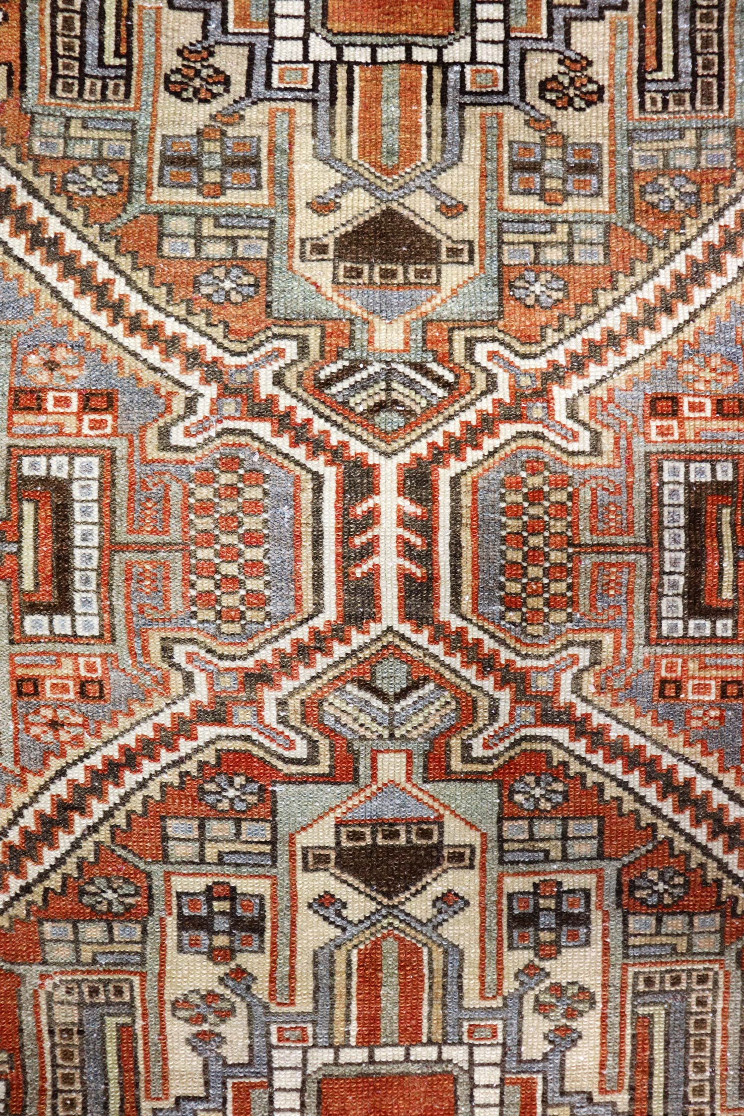 Vintage Bakhtiari Handwoven Tribal Rug, J65317