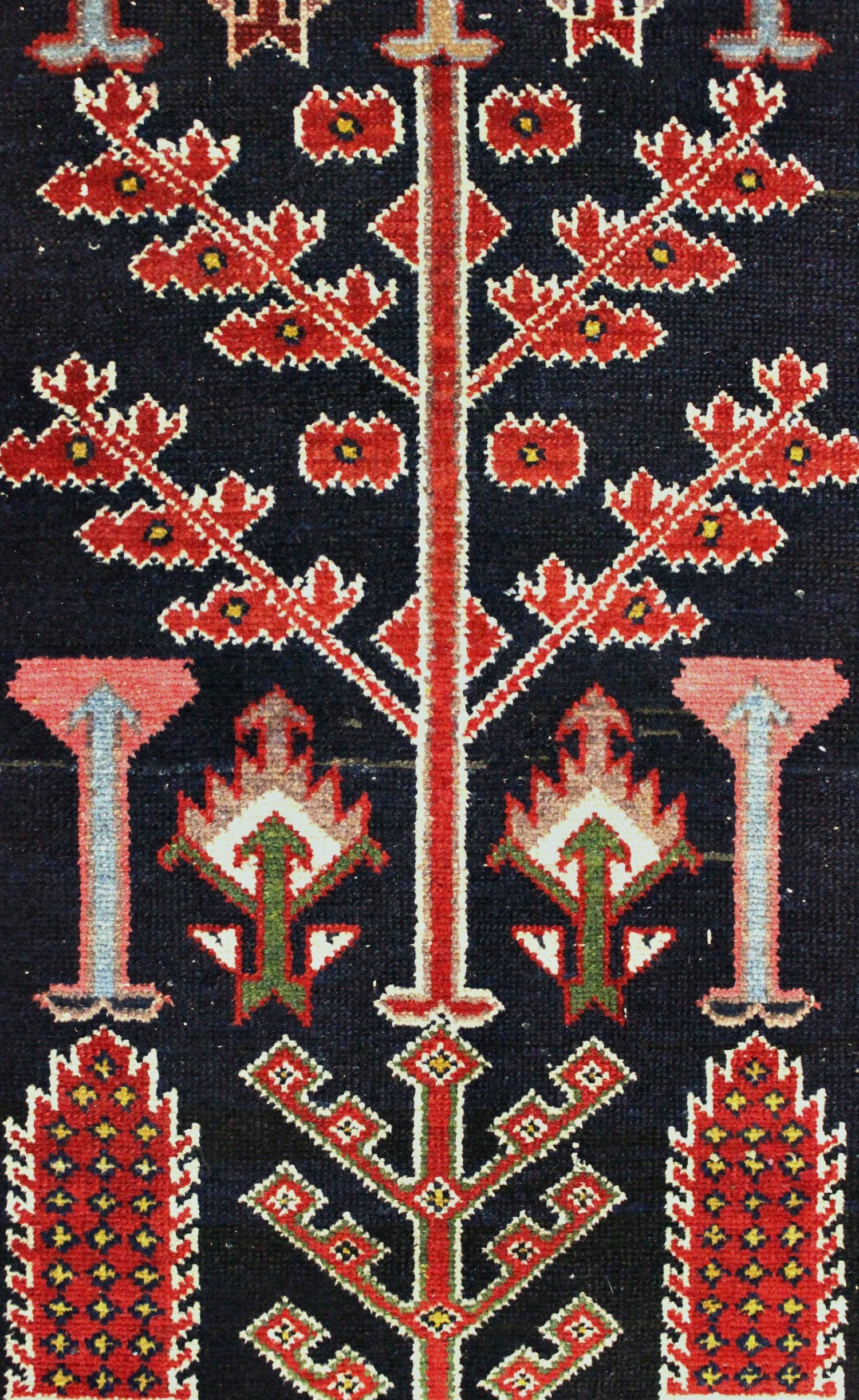 Antique Bakhtiari Handwoven Tribal Rug, J67495