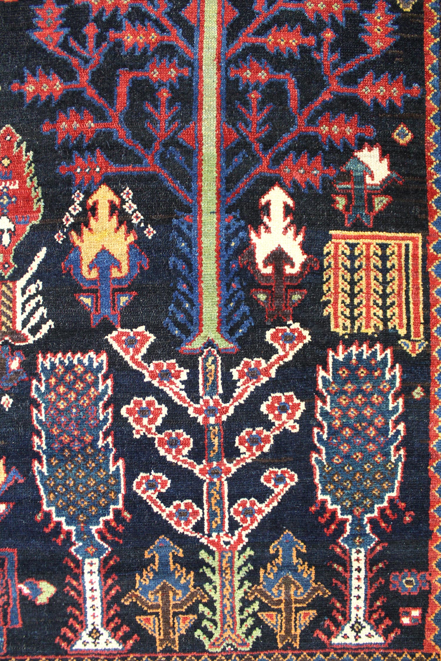 Antique Bakhtiari Handwoven Tribal Rug, JF8470