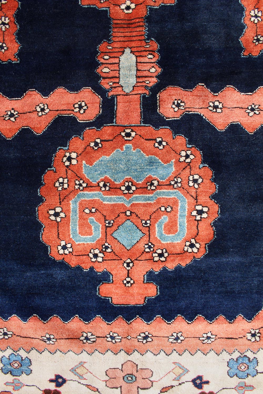 Vintage Bakshaish Handwoven Tribal Rug, J68705