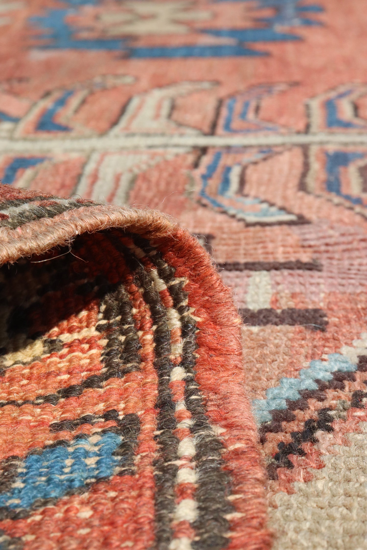 Antique Bakshaish Handwoven Tribal Rug, J67171