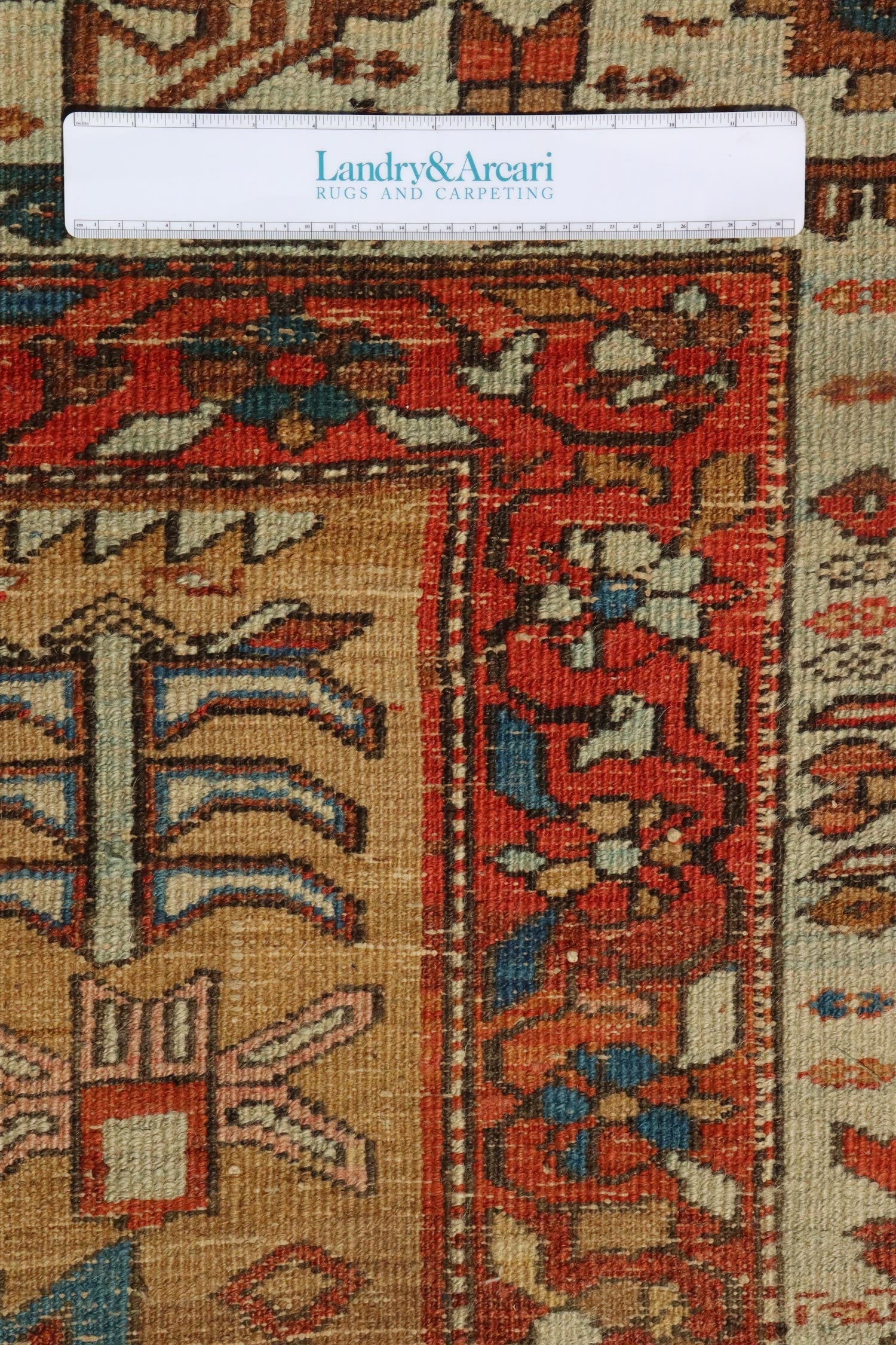 Antique Bakshaish Handwoven Tribal Rug, J67171