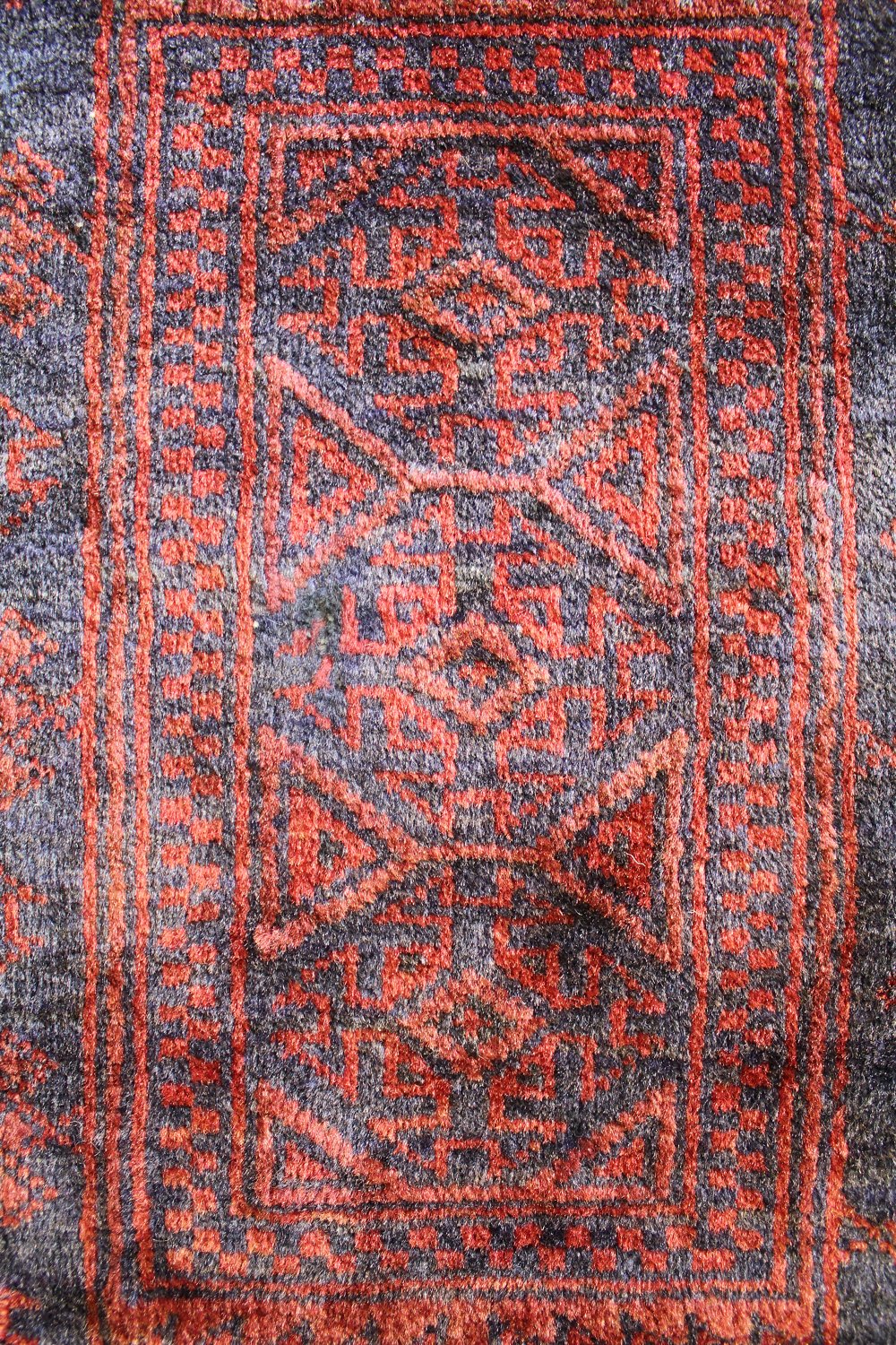 Vintage Baluchi Handwoven Tribal Rug, J60637
