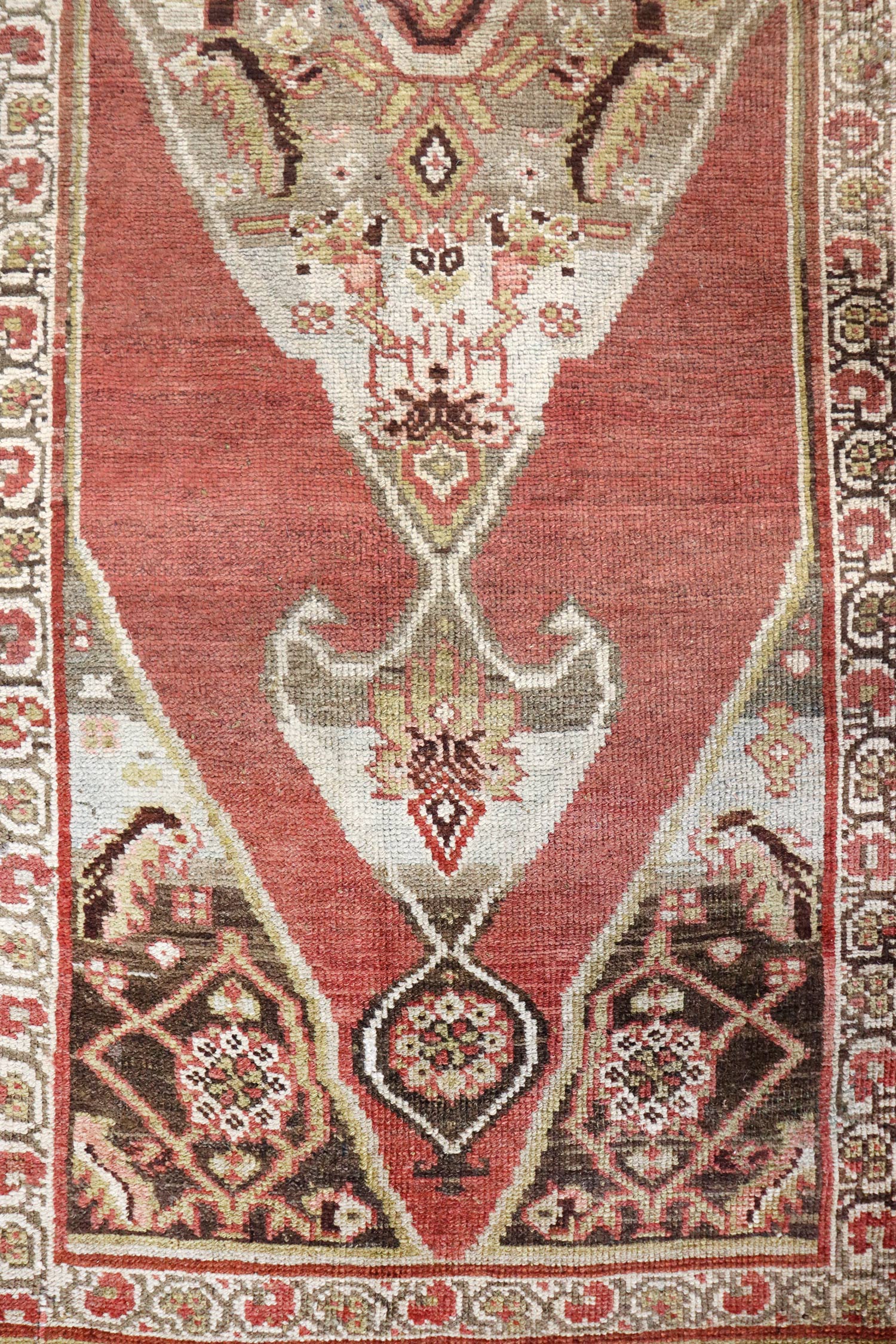 Vintage Bijar Handwoven Tribal Rug, J65375