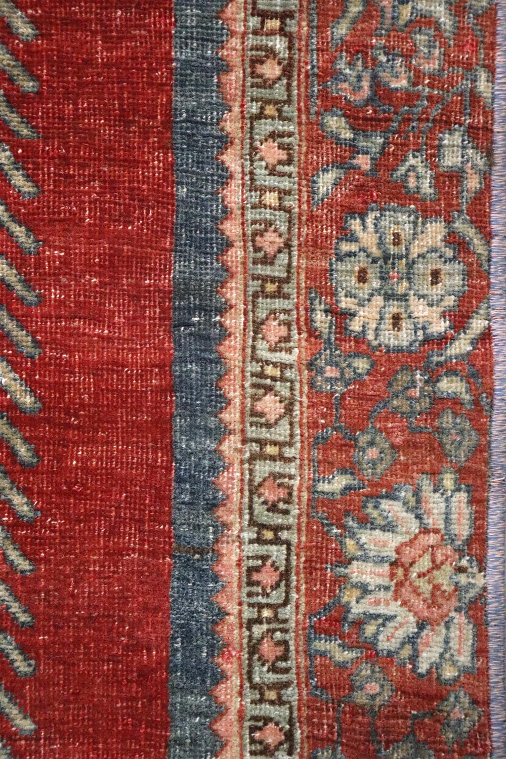Vintage Bijar Handwoven Tribal Rug, J67965