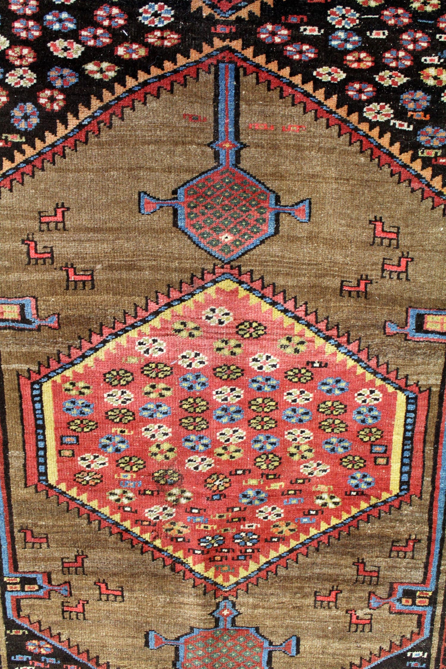 Antique Bijar Handwoven Tribal Rug, JF8298