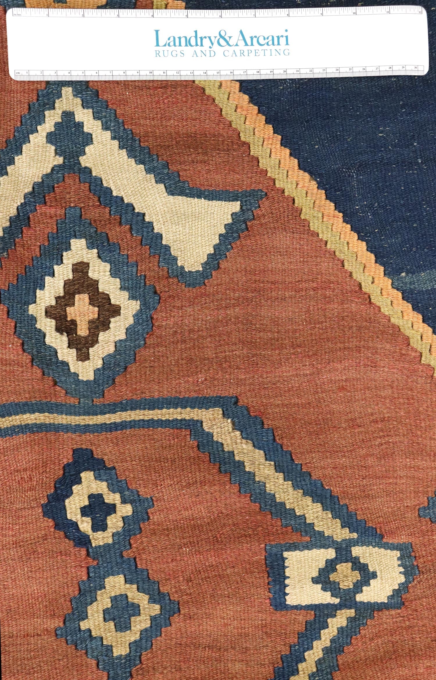 Vintage Bijar Kilim Handwoven Tribal Rug, J67873