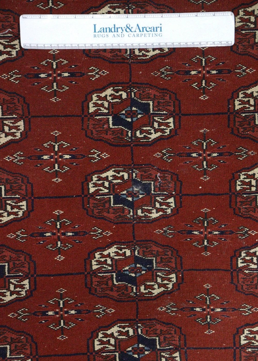 Vintage Bokhara Handwoven Tribal Rug, J68245