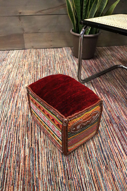 Foot Rest Ottoman Ottoman Tribal Rug