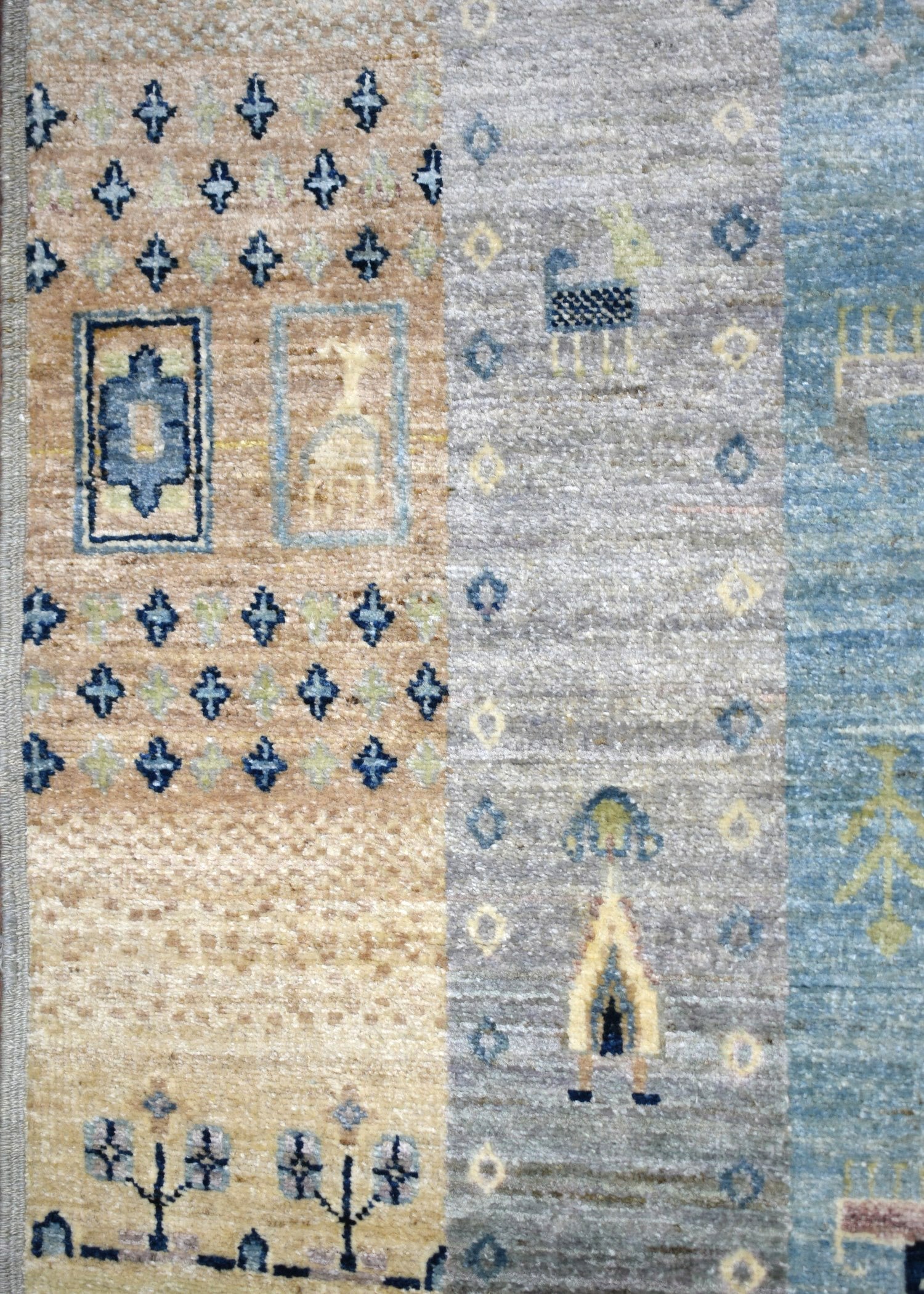 Gabbeh Handwoven Tribal Rug Landry & Arcari