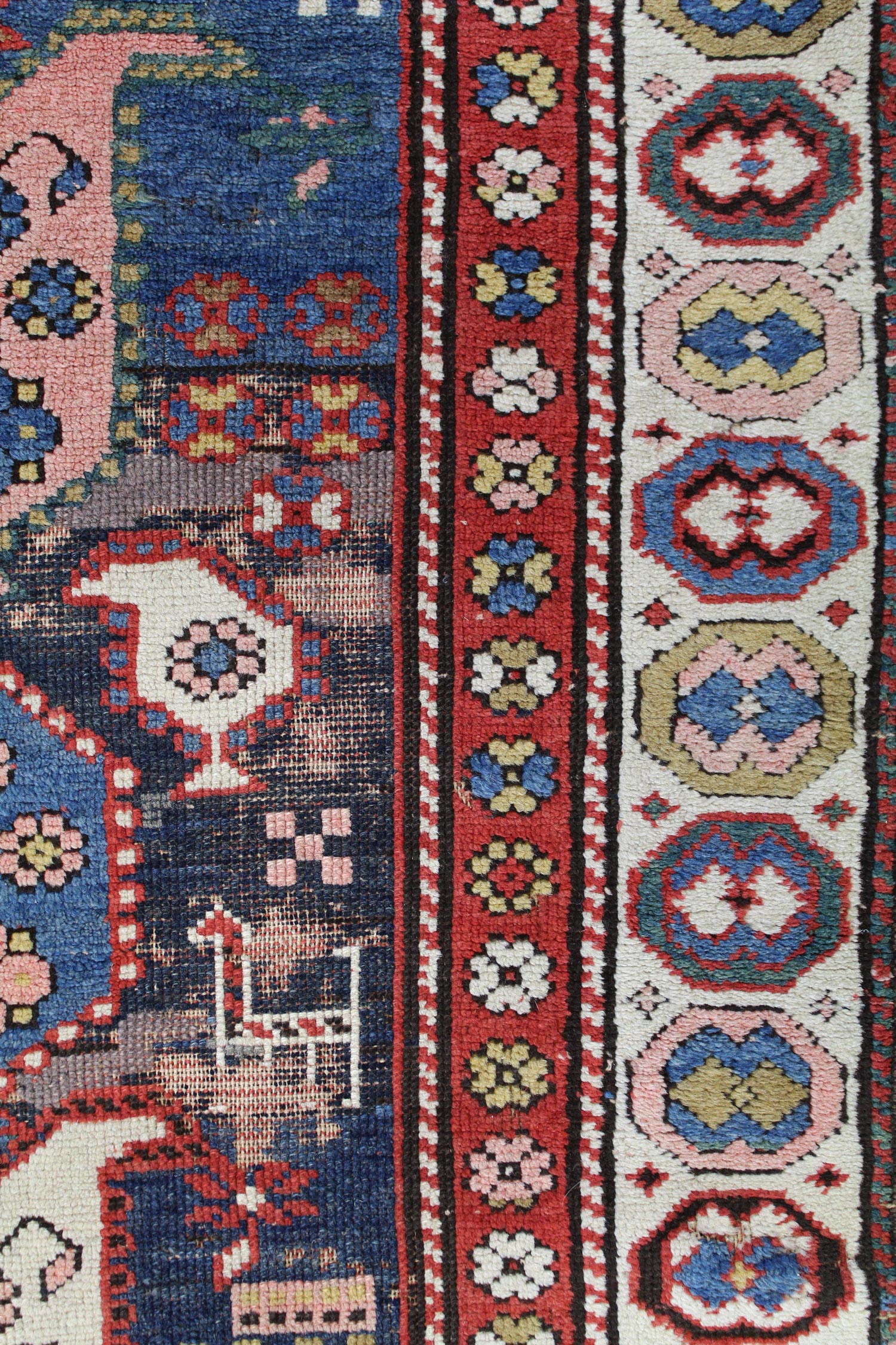 Vintage Gendje Handwoven Tribal Rug, J63633