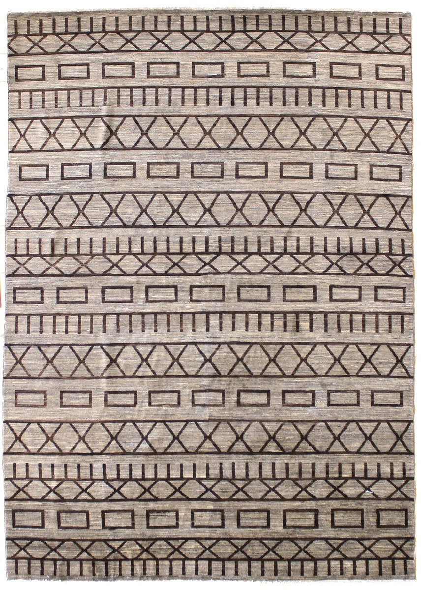 Geometric Handwoven Tribal Rug