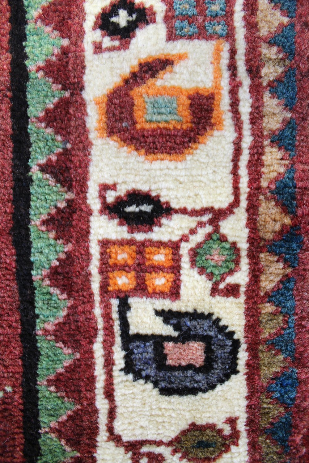 Vintage Hamadan Handwoven Tribal Rug, J60680