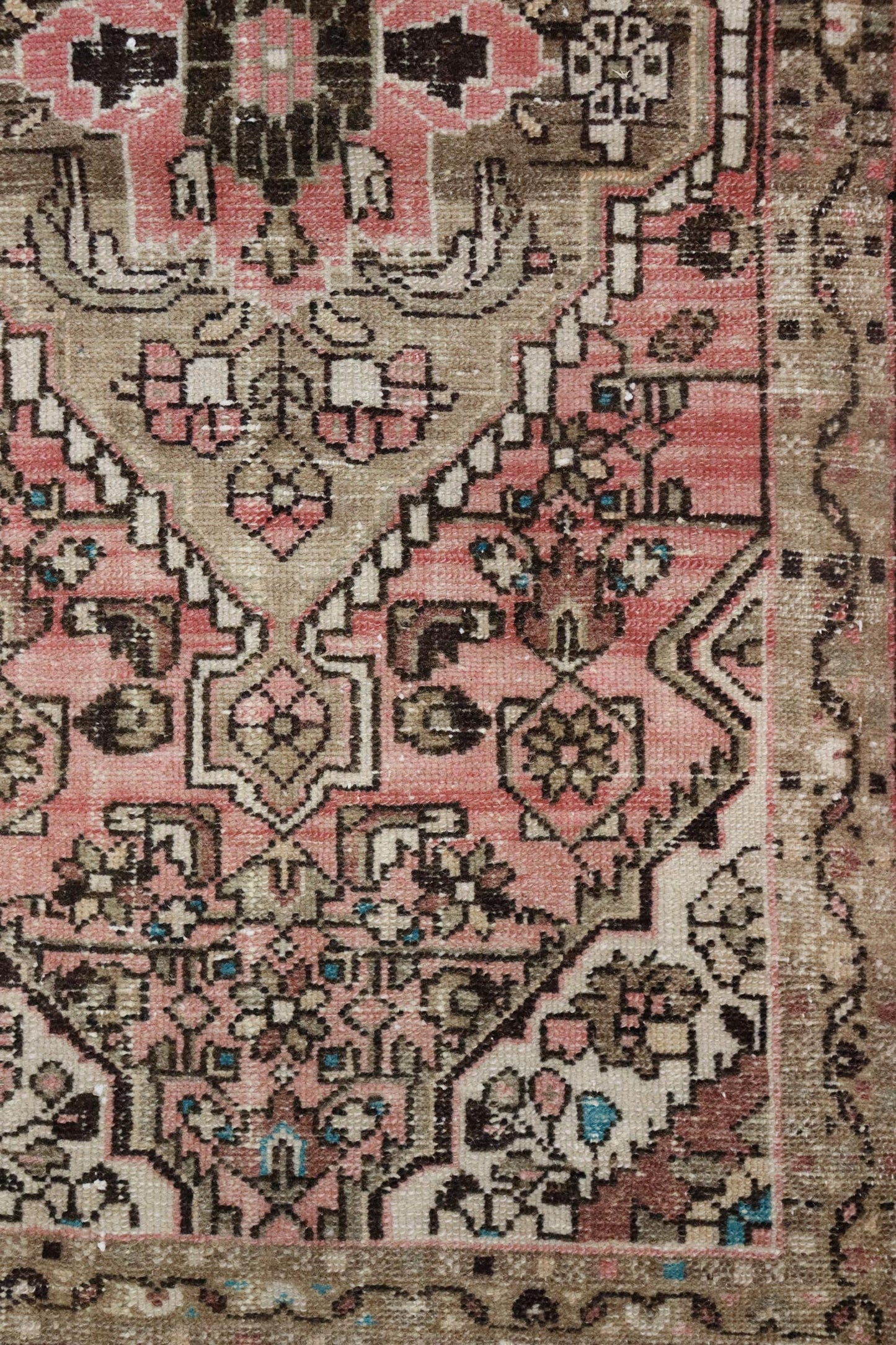 Vintage Hamadan Handwoven Tribal Rug, J66677