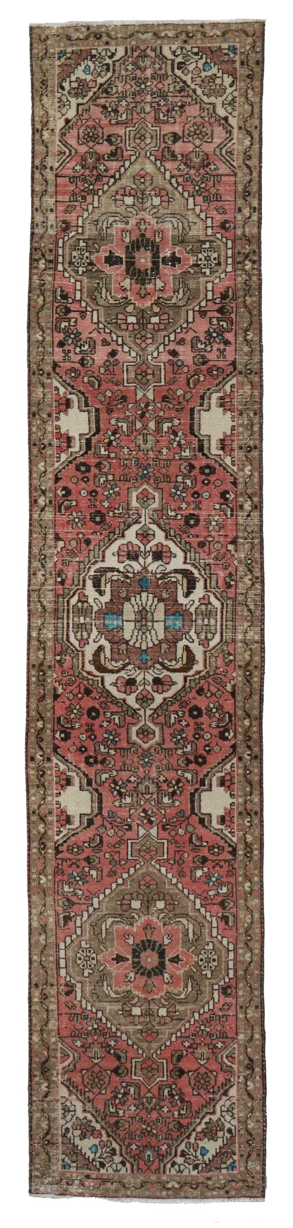 Vintage Hamadan Handwoven Tribal Rug