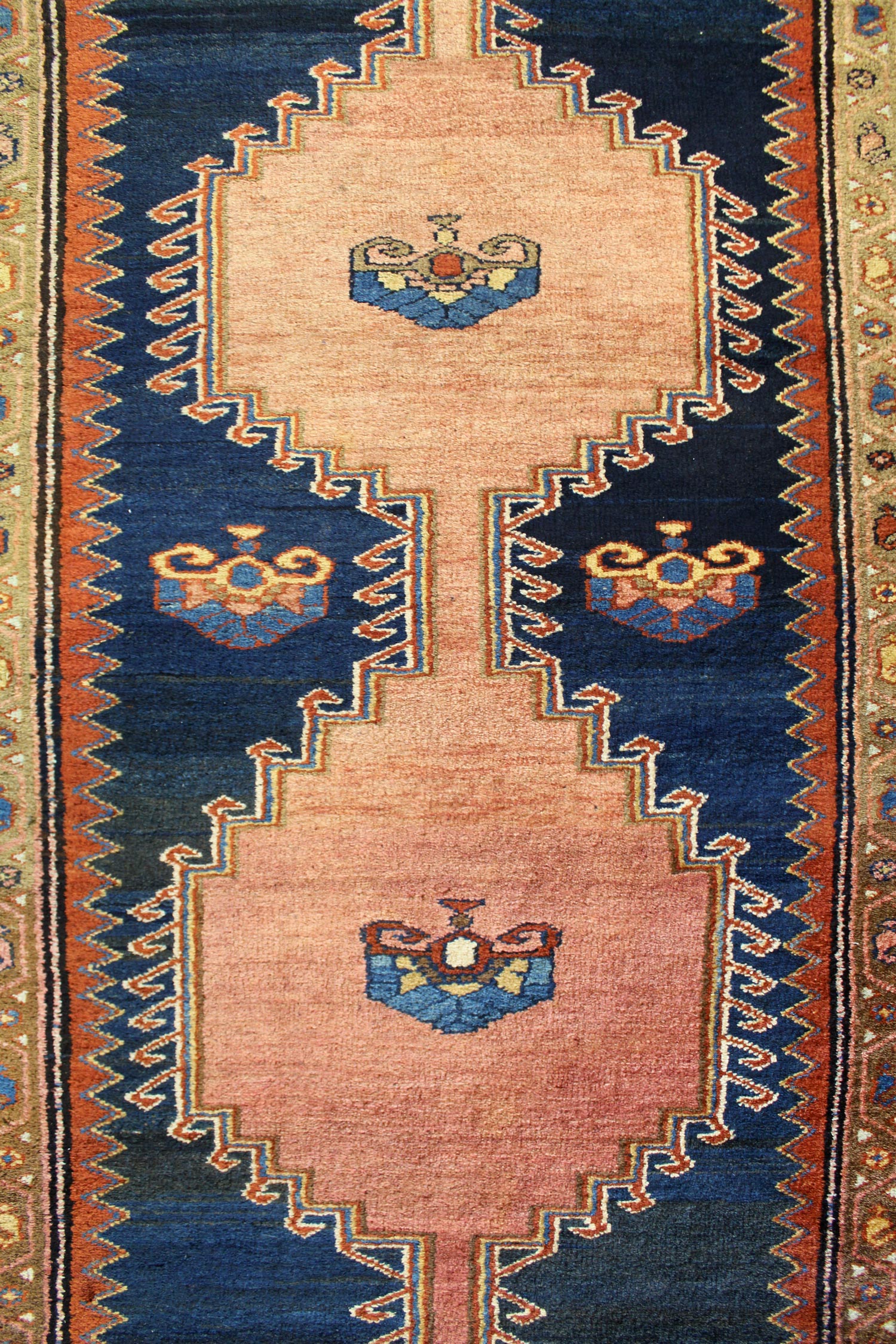 Antique Hamadan Handwoven Tribal Rug, JF8463