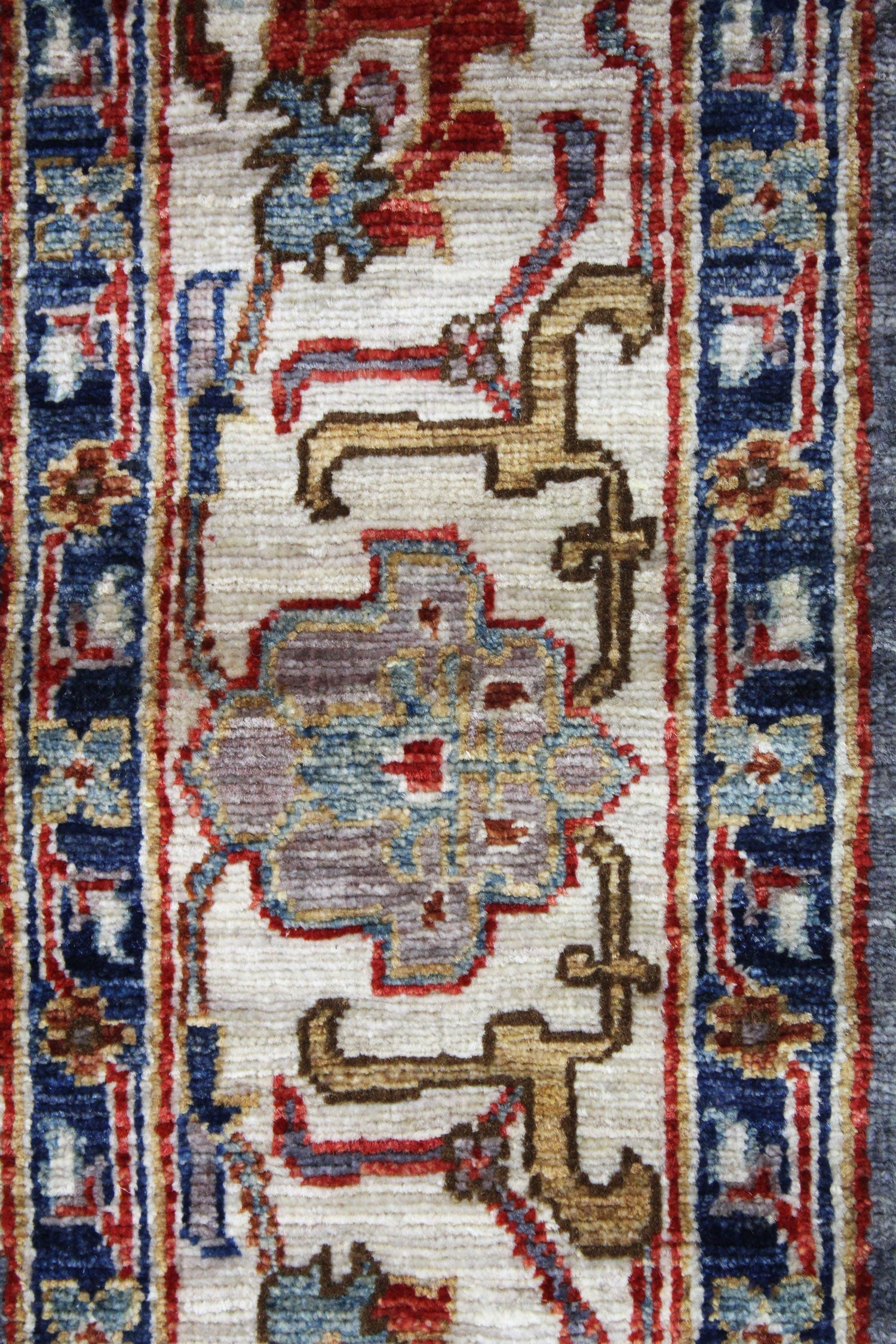 Herati Handwoven Tribal Rug, J63143