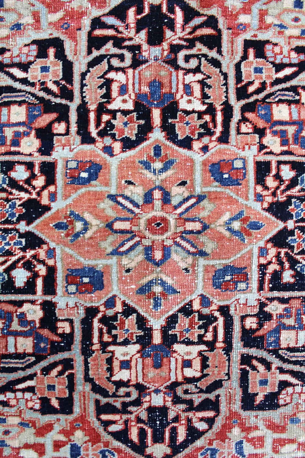Vintage Heriz Handwoven Tribal Rug, J61493