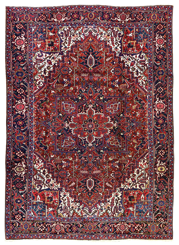 Antique Heriz Handwoven Closeout Rug, J67510