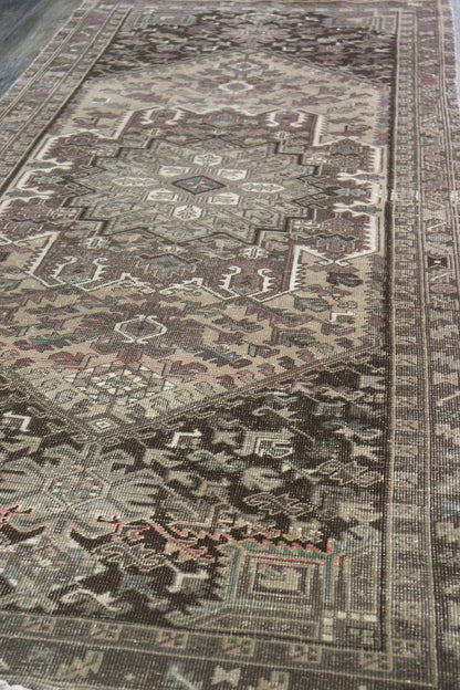 Vintage Heriz Handwoven Tribal Rug, J68255