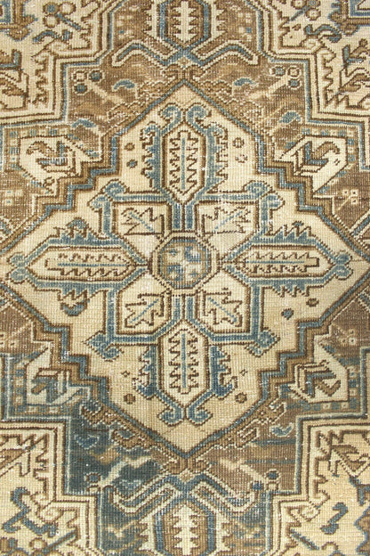 Vintage Heriz Handwoven Tribal Rug, J68443
