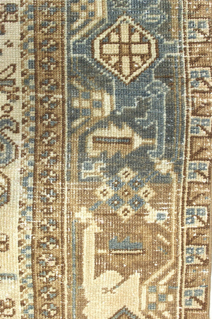 Vintage Heriz Handwoven Tribal Rug, J68443