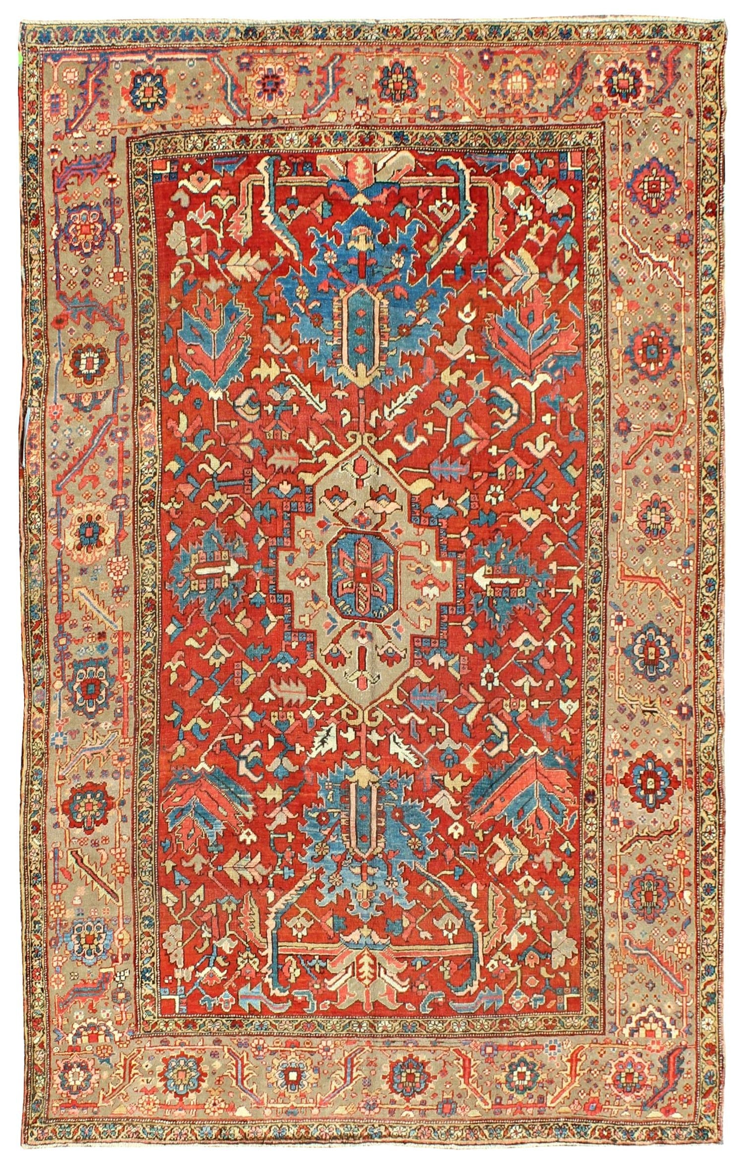 Hingol Rug Antique Heriz Handwoven Tribal Rug | Landry & Arcari – Landry & Arcari ...