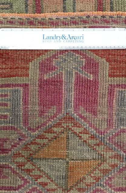 Vintage Herki Handwoven Tribal Rug, J63478