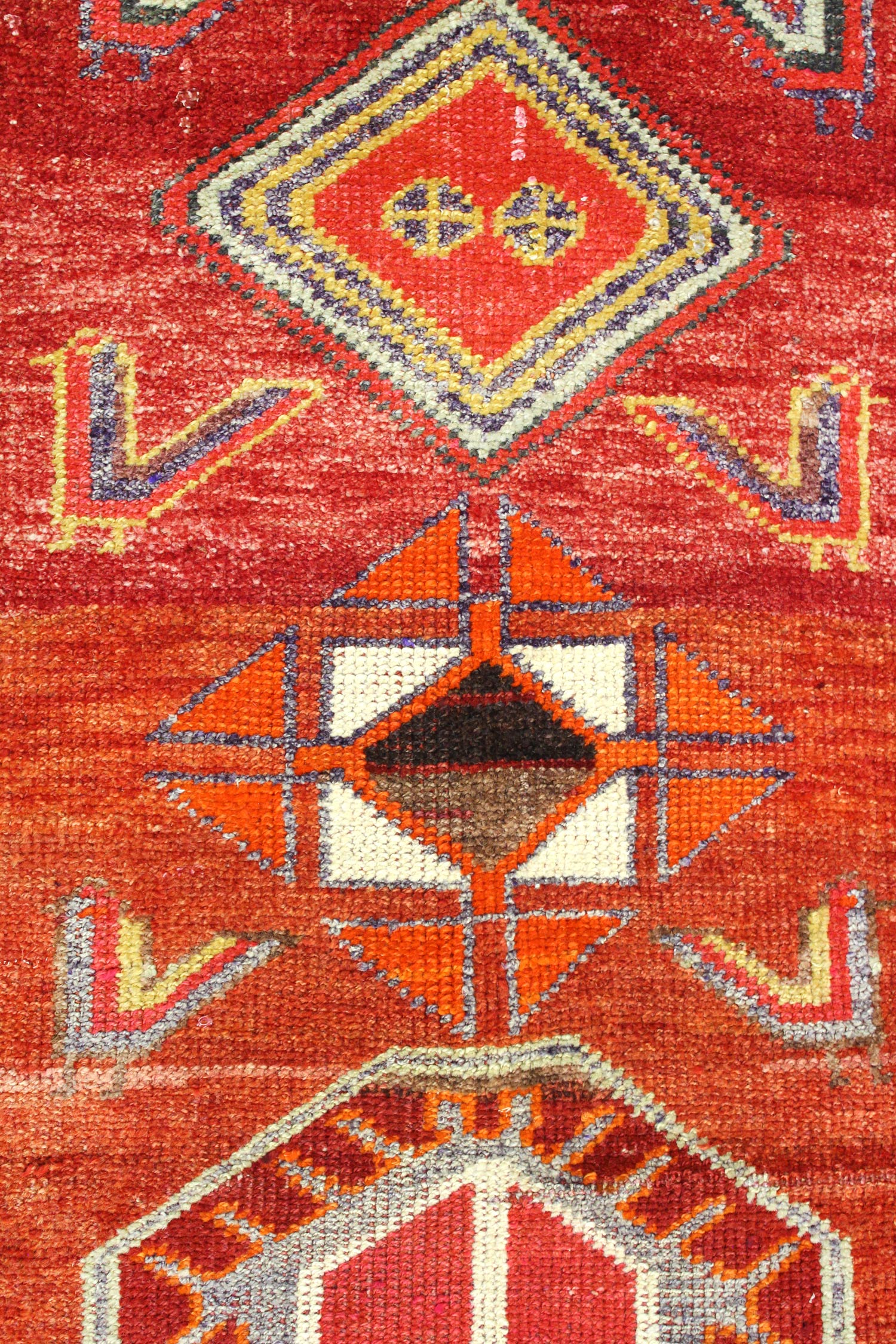 Vintage Herki Handwoven Tribal Rug, J64573