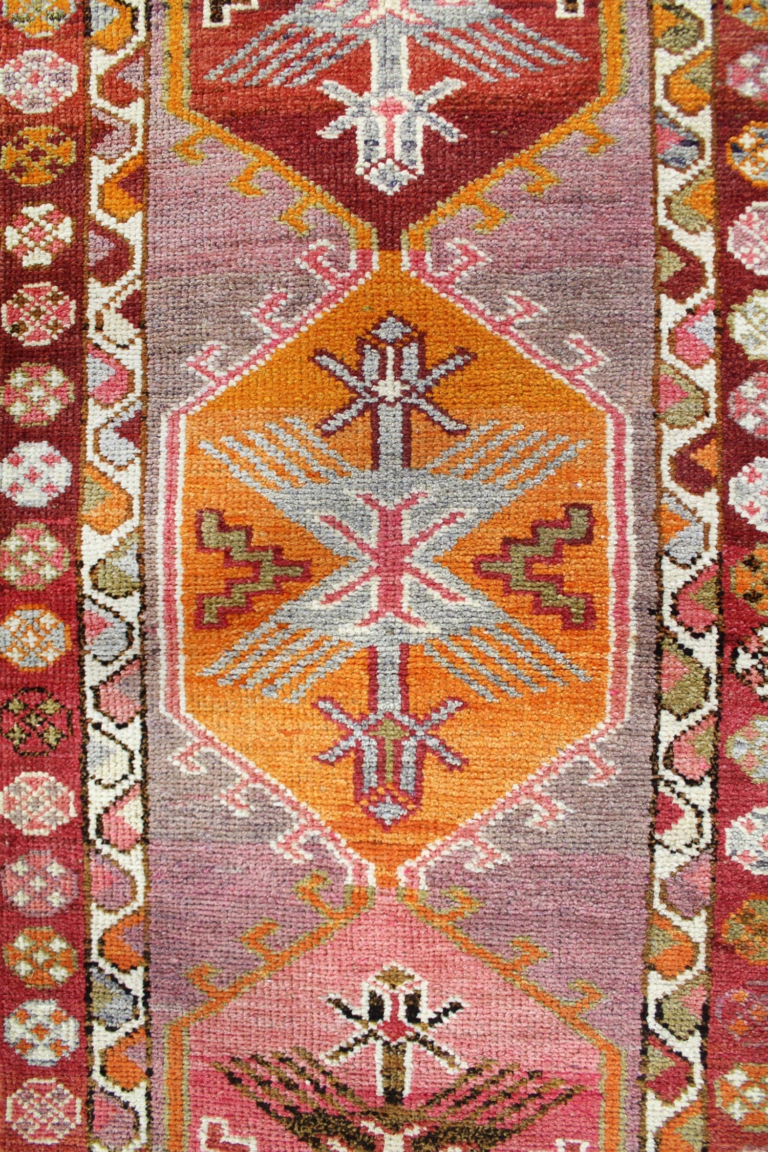 Vintage Herki Handwoven Tribal Rug, J64593